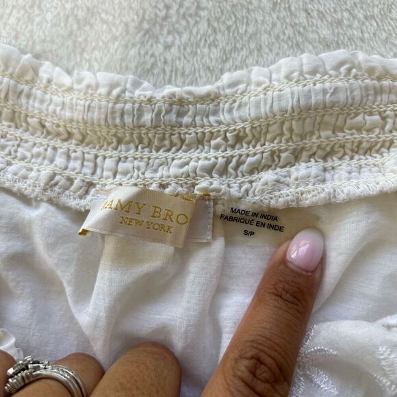 Ramy Brook Nicki Eyelet Strapless Top Small - Picture 8 of 10